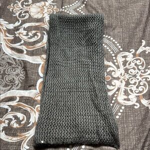 LOFT Black Knit Scarf